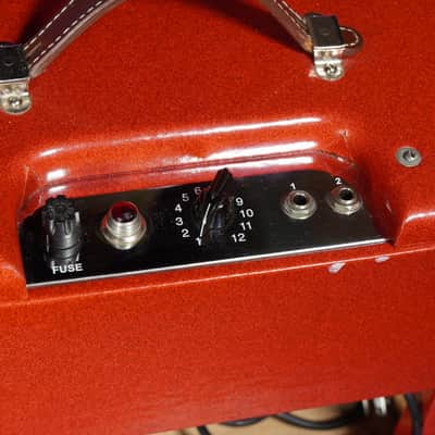 2010s Red Sparkle Tweed Champ 5w 1x8" Tube Amp Combo image 6