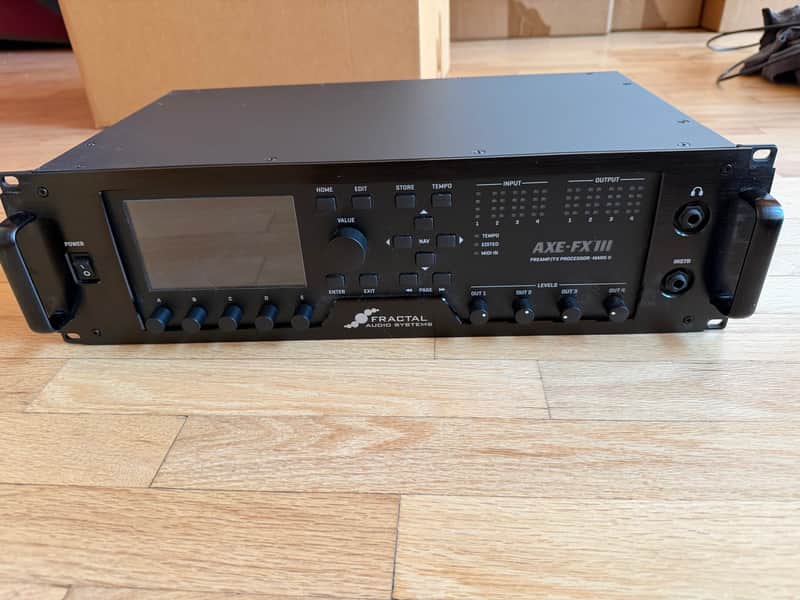 Fractal Audio Axe-FX III Mark II 2020 - Present - Black image 1
