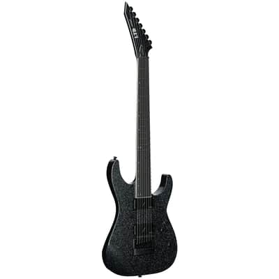 ESP LTD Deluxe M-1007 Baritone EverTune Electric Guitar, 7-String, Granite Sparkle image 2