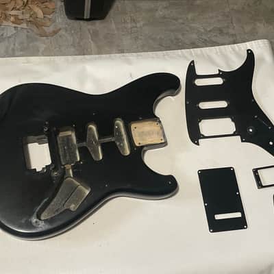 1985 Japan Ibanez Roadstar II RS440 Black Guitar Body Pro Rock'r Tremolo Ready image 1