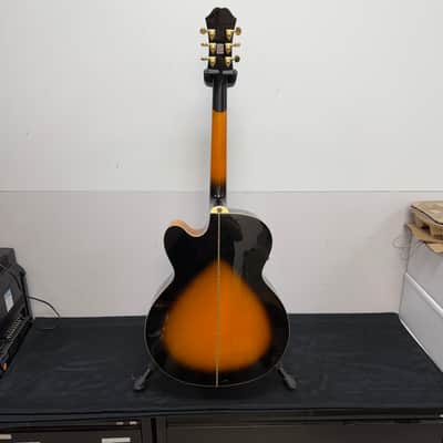 Used Epiphone EJ-200CE VS Super Jumbo Acoustic Electric Guitar Vintage Sunburst with Case 2011 image 17