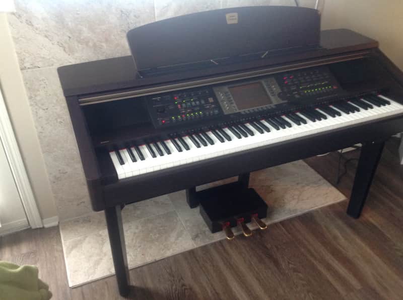 Yamaha Clavinova CVP 208 Dark natural Rosewood | Reverb