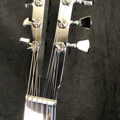 Electrical Guitar Company TT2 all aluminum 2018 Polished and powder coat gray/blue Aaron Turner image 5