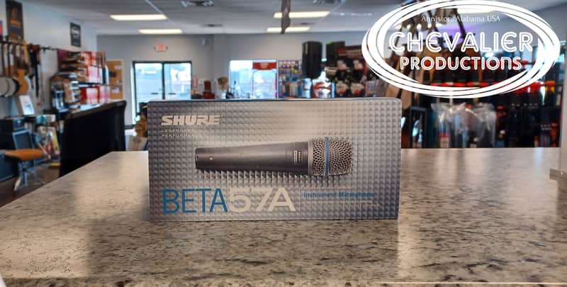 Shure BETA 57A Supercardioid Dynamic Instrument Microphone 1989 - Present - Blue image 1