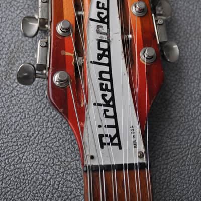 Original 1965 Rickenbacker Rose Morris Model 1993 Export 12-String Fireglo image 11