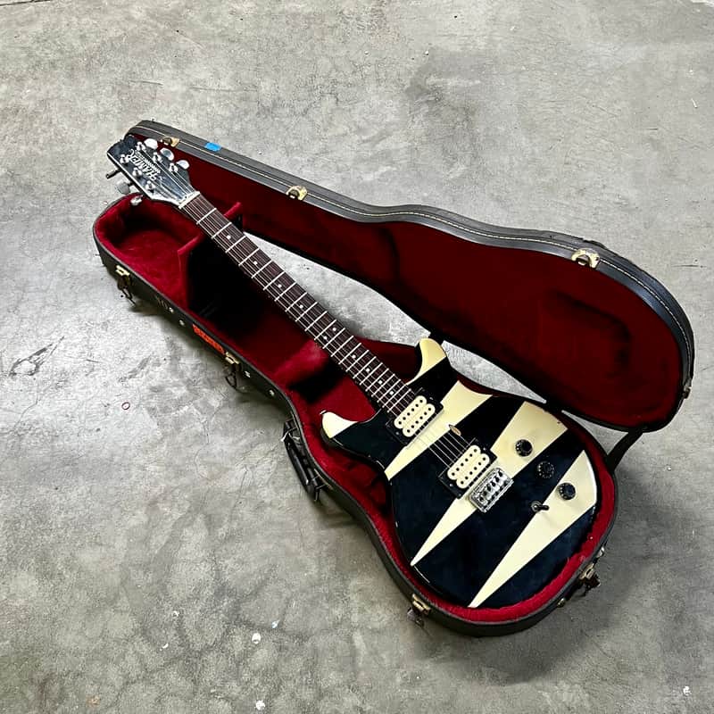 Hamer Special 1981 Zebra Graphic original vintage USA Les Paul double cut custom image 1
