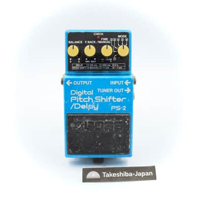 Boss PS-2 Digital Pitch Shifter Delay Made in Japan Guitar Effect