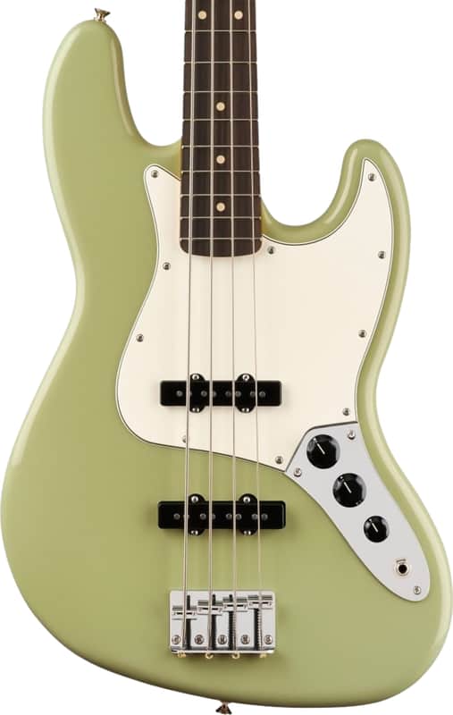 Fender Player II Jazz Bass 4-String Bass Guitar, Rosewood Fingerboard, Birch Green image 1