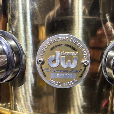 DW - 6.5x14" Collector's Series Brass Snare Drum 2005–2007 image 2