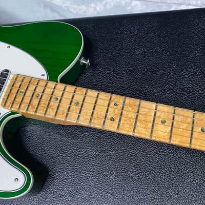 NEW! Fender American Custom Telecaster - Birdseye Maple Neck - Emerald Green Transparent - 7.3lbs - Authorized Dealer - G07548 image 4
