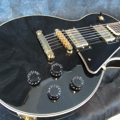 Vintage Aria Deluxe Les Paul copy 1970s - Black image 1