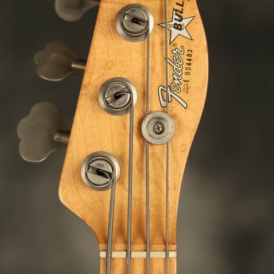 1983 Fender Bullet Bass Deluxe B-34 long scale Red image 3