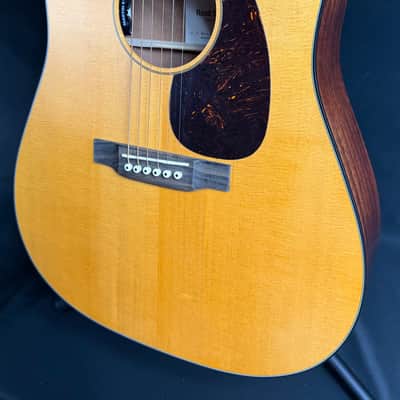 Martin D-10E Retro Dreadnought Acoustic-Electric Guitar Vintage Natural w/ Soft Case (430) image 4