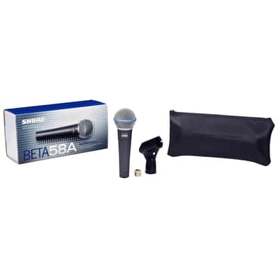 Shure BETA 58A Handheld Supercardioid Dynamic Microphone - Black image 5