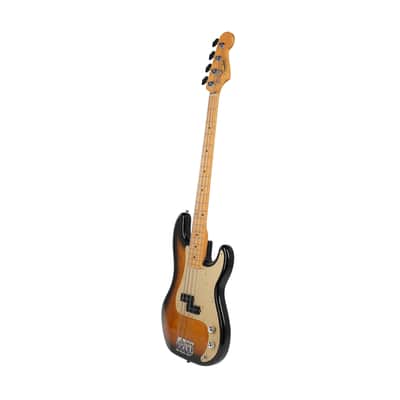 1982 Fender Japan Precision Bass '57 Reissue (PB57) - Two-Tone Sunburst - Gold Anodized Pickguard - Documented Studio Use by Max Martin & Marino Stoess image 13