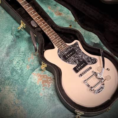 JHG James Hood Guitar SS-101 2017 - Pearl White Metallic image 24