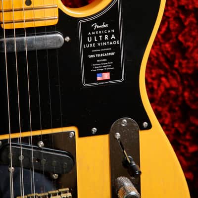 Fender American Ultra Luxe Vintage '50s Telecaster Butterscotch Blonde image 6
