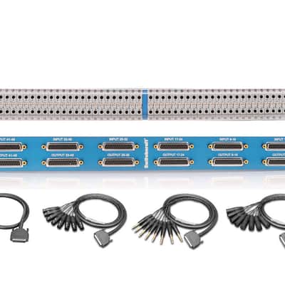 Switchcraft StudioPatch 9625 TT Patchbay | 6 Custom 6ft. Mogami DB25 Cables image 1