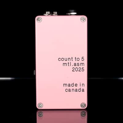 Used Montreal Assembly Count to 5 Delay Pedal Pink with Box image 3