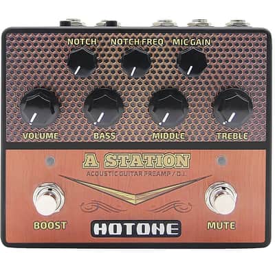Hotone TPPAST A Station Acoustic Guitar Preamp/D.I. image 1
