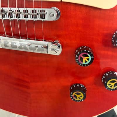 2014 Gibson USA Les Paul PEACE Peaceful Orange Electric Guitar MinETune * COLLECTORS image 5