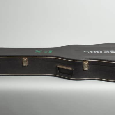 Wandre Blue Jeans/Teen Ager Model 900 Semi-Hollow Body Electric Guitar (1960), black hard shell case. image 11