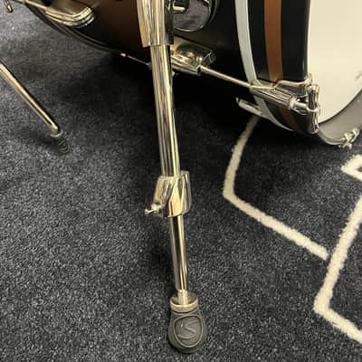 Slingerland Radio King 3-Piece Shell Pack SLKTLSK20N03BQ372 2025 to present - Black and Gold Lacquer image 4