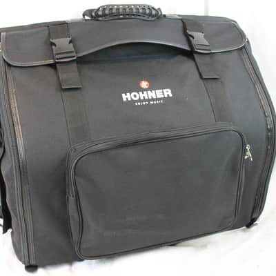 NEW Black Hohner Bravo III Piano Accordion LMM 41 120 image 2