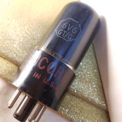 Tung-Sol Tight Matched Pair (2) 6V6GT/G tNOS AT1000 TESTED Vacuum Tubes greyglass WWII era Beam Power 6V6 1942-1952 image 2