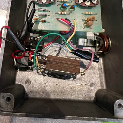 Ross Distortion Guitar Effects Pedal 1970s Chanute Kansas - Tan image 4