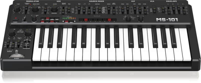 Behringer MS-1-BK ,MS 101 ,32-Key keyboard Analog Mono Synth w/Arpeggiator Black //ARMENS// image 1