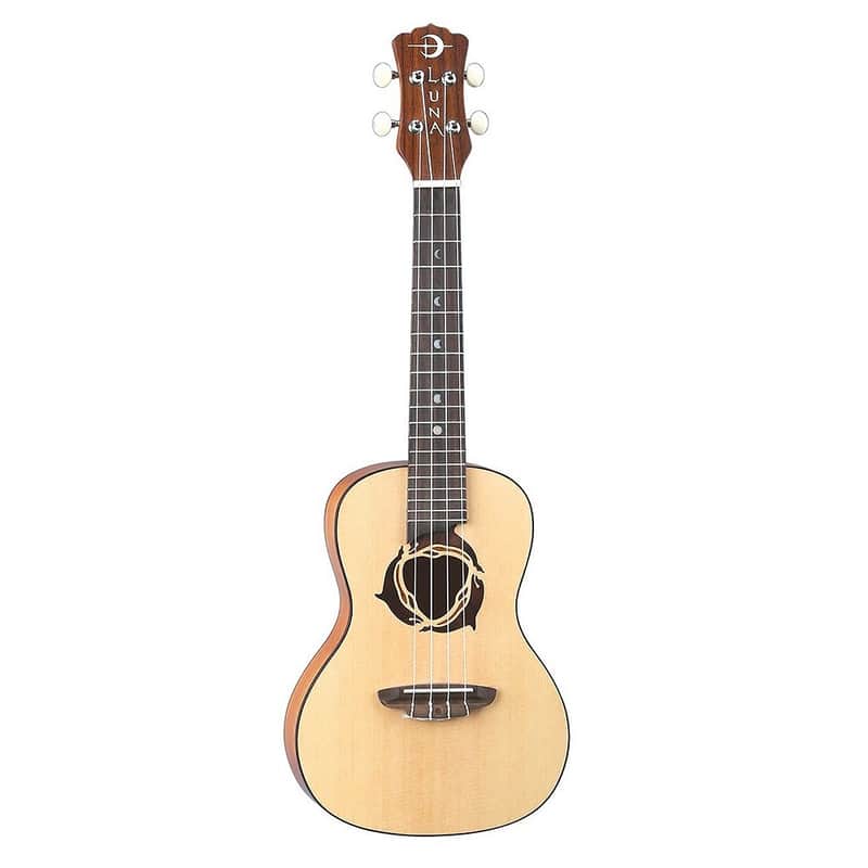 Luna Dolphin Concert Acoustic-Electric Ukulele image 1