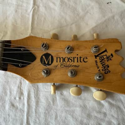 1966 Mosrite of California “The Ventures” Mark V – Vintage White with Original Case image 7