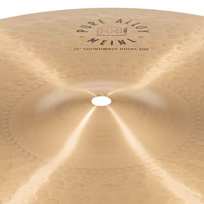 Meinl Cymbals PA15SWH Pure Alloy Soundwave Hihat - 15" image 8