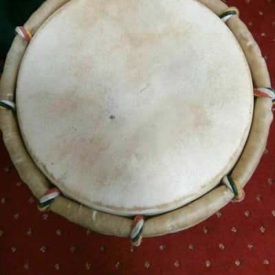 Handmade Dholak Musical Rope Mango Wood Indian Traditional Musical Instrument With Cover image 5