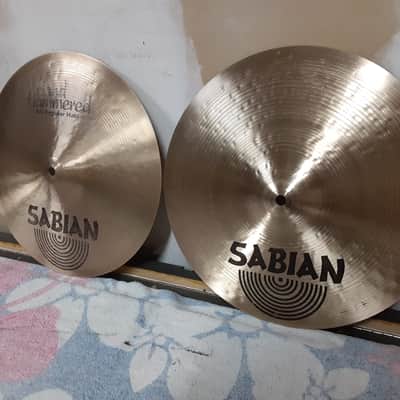 Sabian 14" HH Hand Hammered Regular Hi-Hat Cymbals (Pair) 1992 - 1998 - Natural image 3