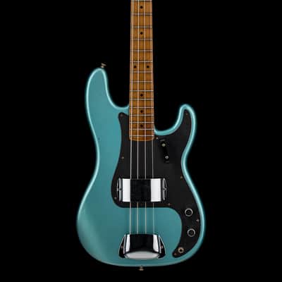 Fender Custom Shop Empire 58 Precision Bass Journeyman Relic - Aged Teal Green Metallic #88222 image 3