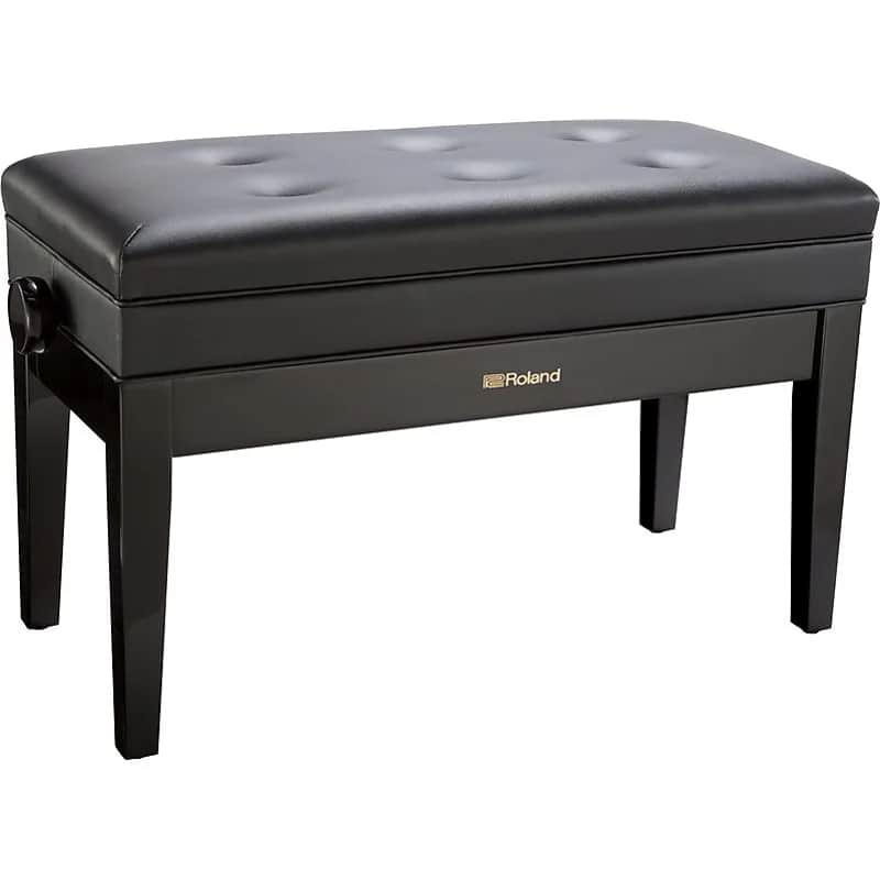 Roland RPB-D400 Duet Piano Bench with Cushioned Seat and Storage Compartment image 1