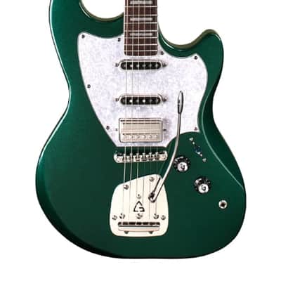 Guild Surfliner Deluxe Evergreen Metallic Electric Guitar w/ Floating Vibrato image 1