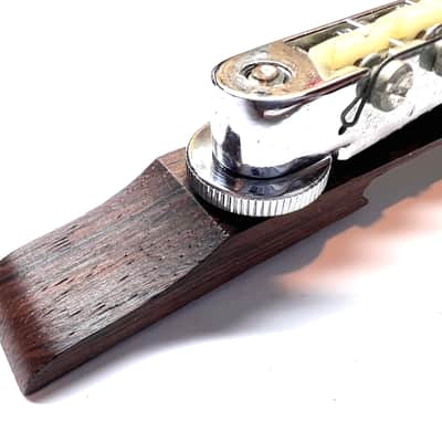 Gibson Forge ABR-1 guitar bridge Nylon wire stamp Les paul original vintage USA paf 1965-1970’s - Chrome image 4