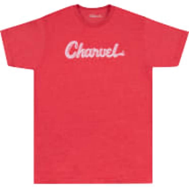 Charvel Toothpaste Logo T-Shirt, Heather Red, S image 1