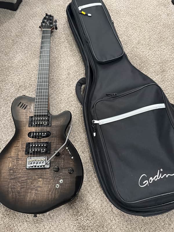 Godin xtSA 2010s - Trans Black image 1