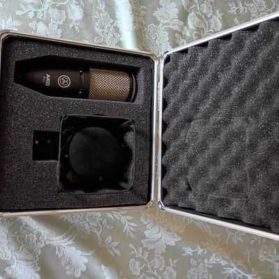 AKG P220 Large Diaphragm Cardioid Condenser Microphone 2010s - Black image 3