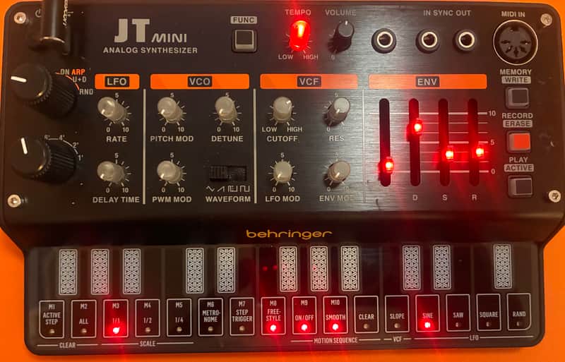 Behringer JT Mini Desktop Synthesizer 2025 - Present - Black image 1