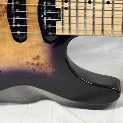 Charvel Pro-Mod DK24 HSS FR M Poplar Guitar with Soft Case 2021 - Purple Sunset / Maple neck image 8