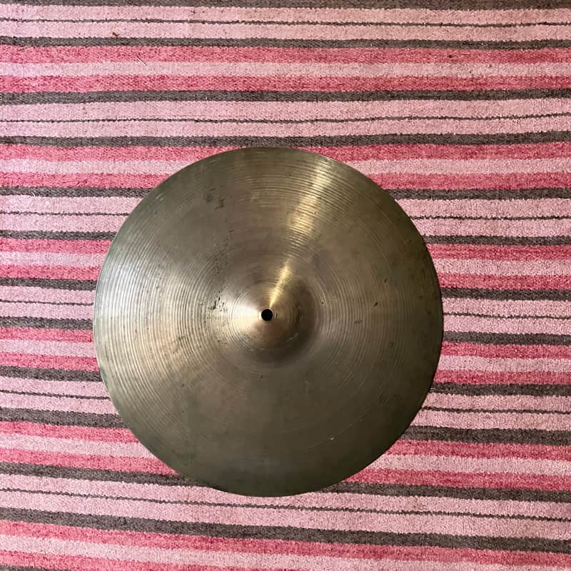 1960's Zildjian Avedis 15" Crash Hi Hat Cymbal 1403 Grams image 1