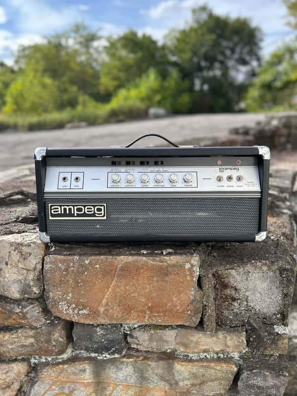 Ampeg V2 like V4 60W Tube Valve Guitar Amp Head 1974 #Rare and clean# image 1