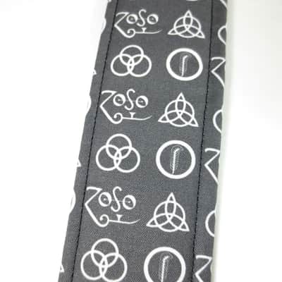 Led Zeppelin Symbols Guitar Strap - Bass, Electric, or Acoustic image 3