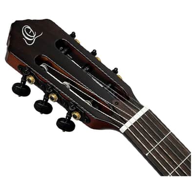 Ortega Guitars RTPSTD-NAT TourPlayer Series Thinline A/E Nylon image 4
