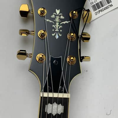Ibanez PM3C Pat Metheny Signature Hollowbody Electric Guitar Black Low Gloss + Hardshell Case B-Stock image 11